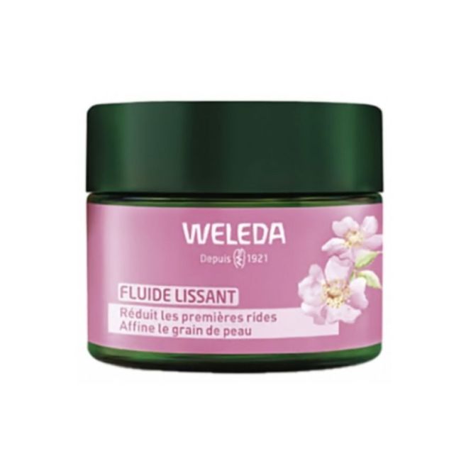 Weleda Soins Visage Rose The Blanc Fluide Lissant Pot/40Ml