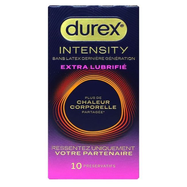 Durex Intensity Preservatif Extra Lubrifie B/10