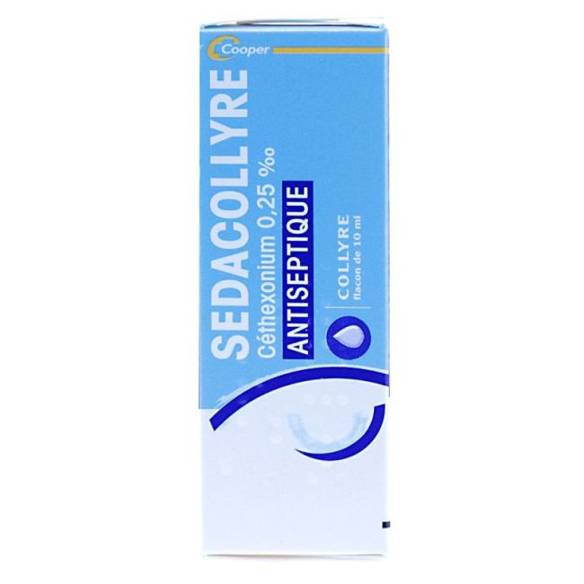 Sedacollyre Cethexonium 0,25 O/Oo Collyre Sol Fl/10Ml