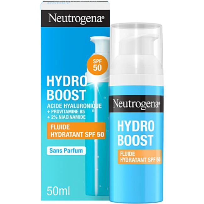 Neutrogena Hydro Boost Spf50 Gel Creme Hydratant Fl Pompe/50Ml