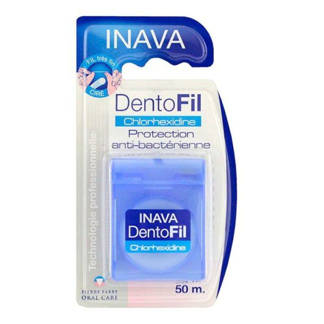 Dento-Fil Fil Dentaire Chlorhexidine 50M