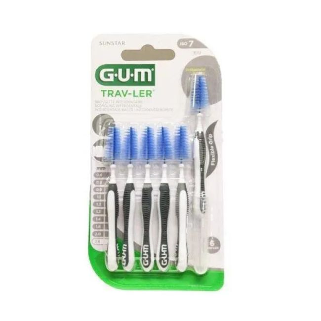 Gum Travler Brossette Inter-Dentaire De Voyage 2.6Mm B/6