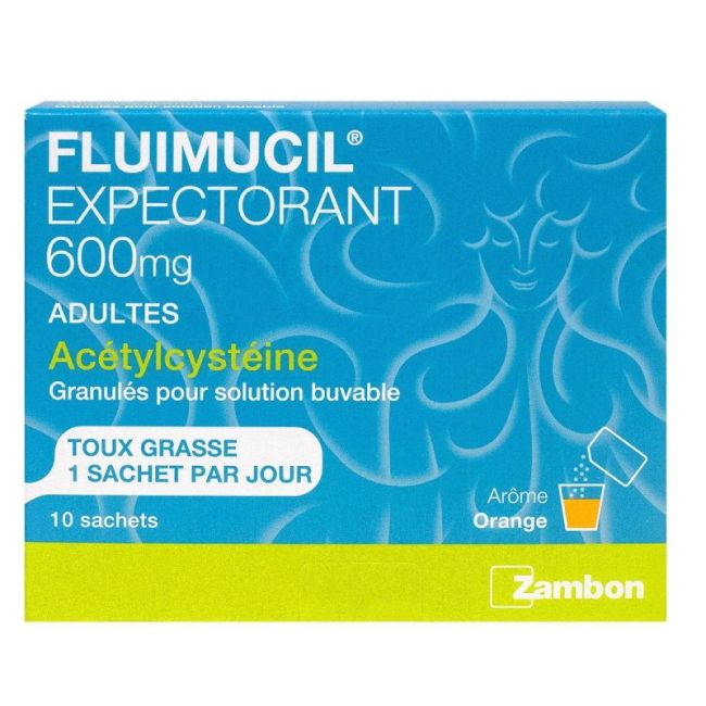 Acetylcysteine Alpex 600 Mg Gle S Buv Adulte 10Sach