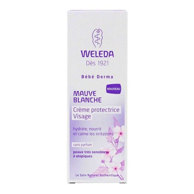 Weleda Soins Bebe Cr Protectrice Visage Mauve Blanche T/50Ml