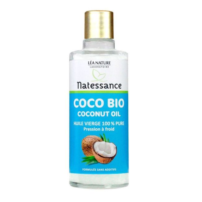 Natessance Huile Coco Bio 100% Pure Fl/100Ml