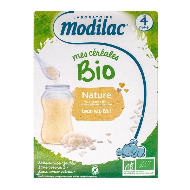 Modilac Cereales Bio Farine Nature Des 4 Mois B/250G