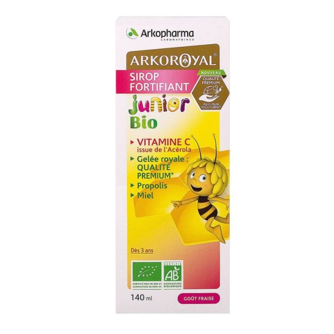 Arkoroyal Sirop Fortifiant Bio Des 3 Ans Fl/140Ml