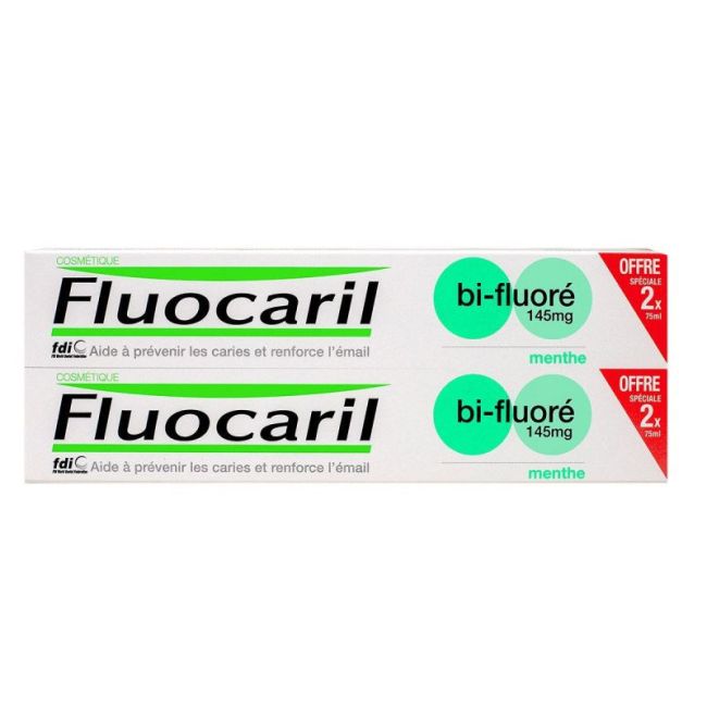 Fluocaril Bi-Fluore 145 Mg Dentifrice Menthe 2T/75Ml