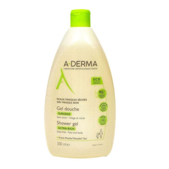 Aderma Gel Douche Surgras Fl/500Ml