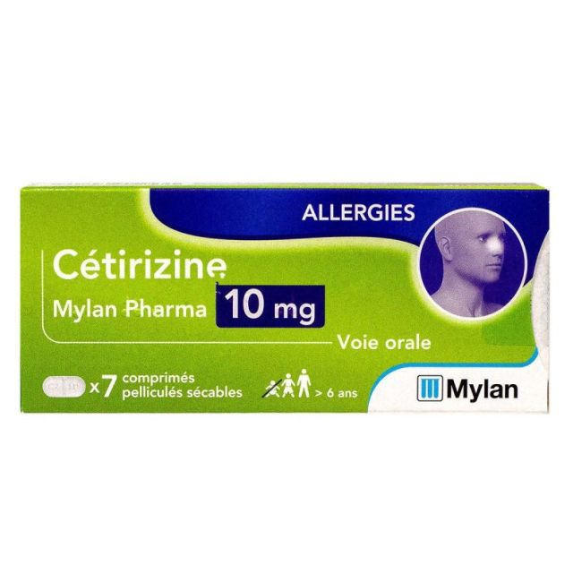 Cetirizine Viatris Conseil 10 Mg Cpr Pell Sec Plq/7