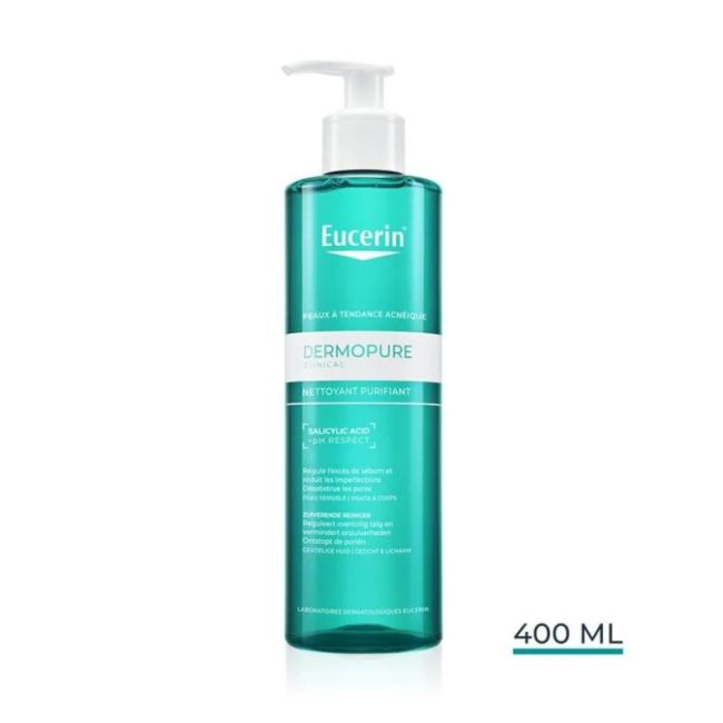 Eucerin Dermopure Clinical Gel Nettoyant Purifiant Fl Pompe/400Ml
