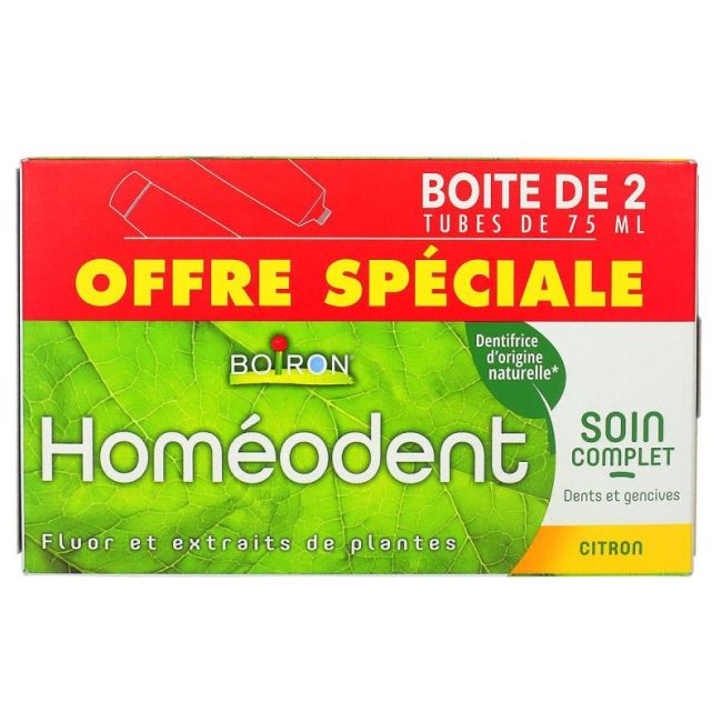 Homeodent Soin Complet Pate Dentifrice Citron 2T/75Ml