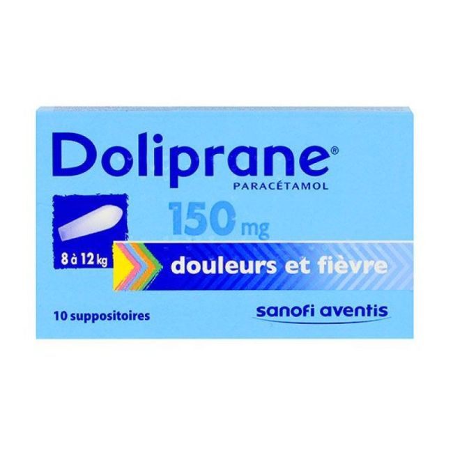 Doliprane 150 Mg Suppos Plq/2X5 (10)