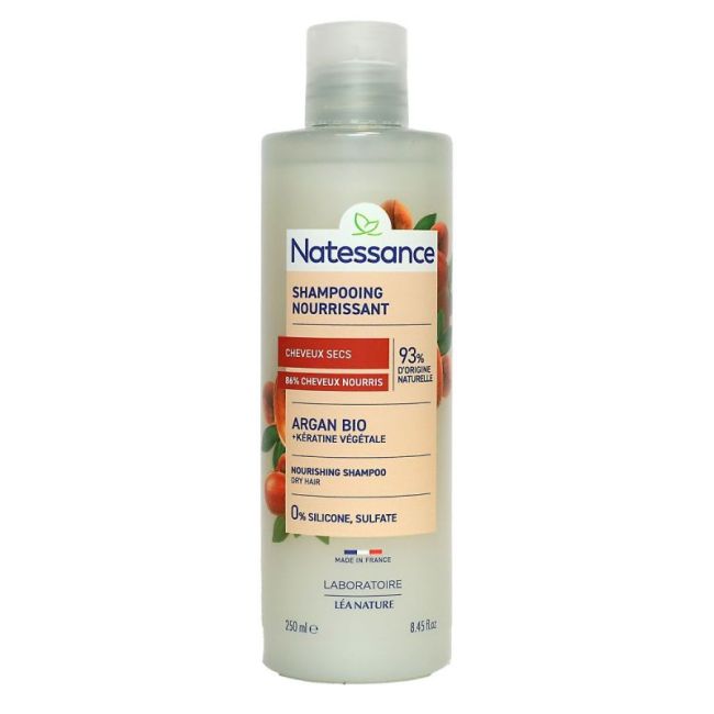 Natessance Argan Shampooing Reparateur Fortifiant Fl/250Ml