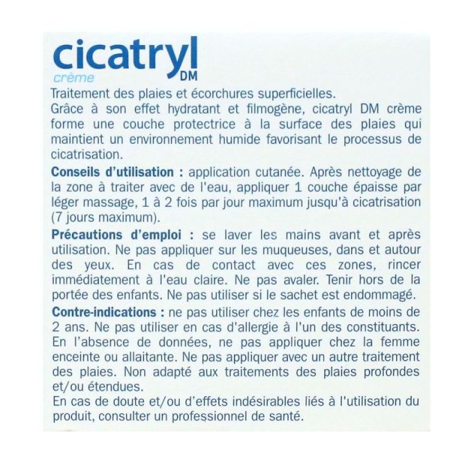 Cicatryl Dm Cr Pour Application Cutanee 10Sach/2G