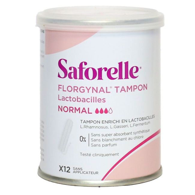 Florgynal Tampon Periodique Sans Applicateur Normal B/12
