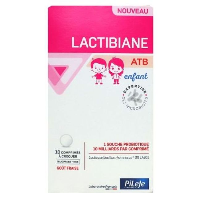 Lactibiane Atb Enfant Cpr A Croquer Fraise B/10