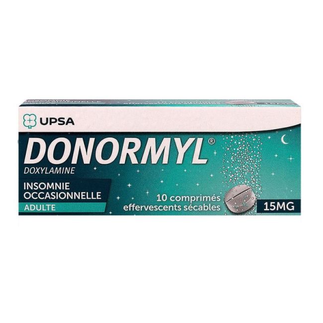 Donormyl 15 Mg Cpr Eff Sec T/10