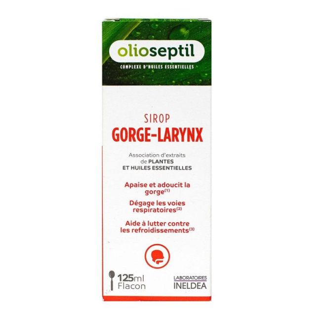 Olioseptil Sirop Gorge Larynx Bio Fl/125Ml
