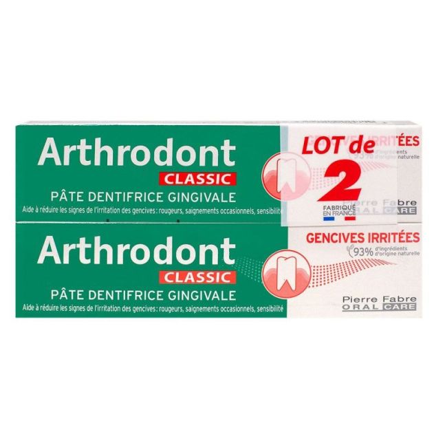Arthrodont Classic Pate Dentifrice Gingivale 2T/75Ml