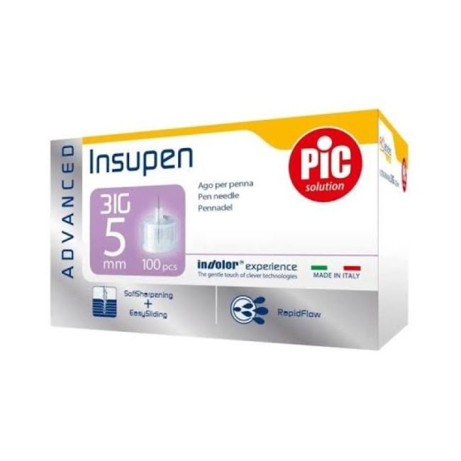 Insupen Advanced Aiguille Stylo Insuline 31Gx5Mm B/100