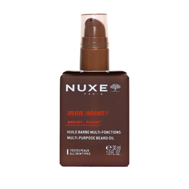 Nuxe Men Boost 3 Huile Barbe Soin Et Rasage Fl Pompe/30Ml