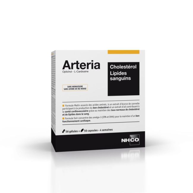 Nhco Arteria Gel + Capsule Cholesterol Et Lipides B/2X56