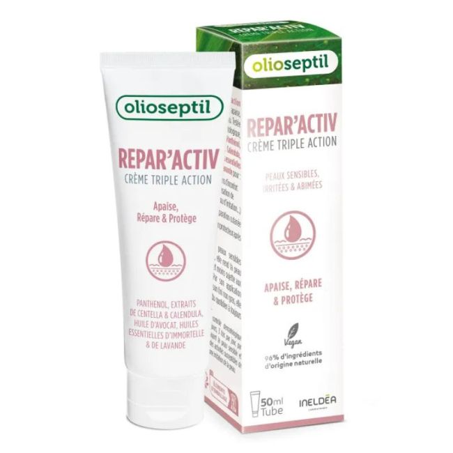 Olioseptil Repar'activ Cr Triple Action T/50Ml