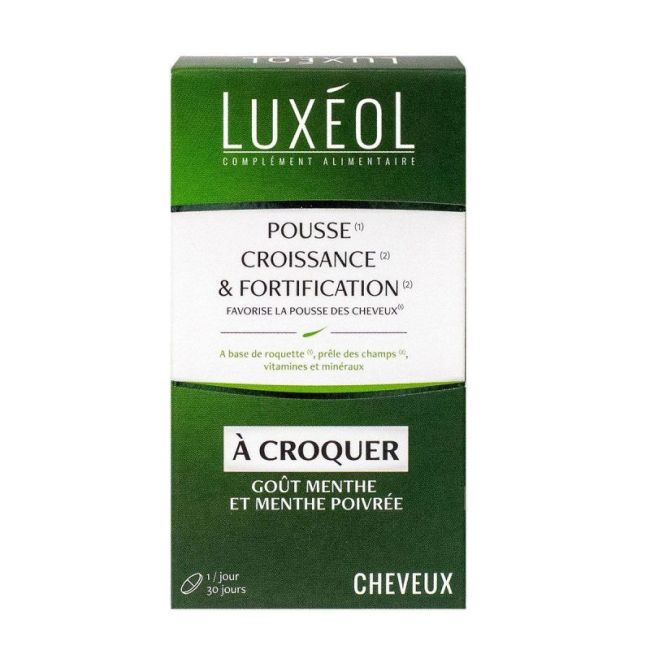 Luxeol Pousse Croissance & Fortification A Croquer Cpr B/30