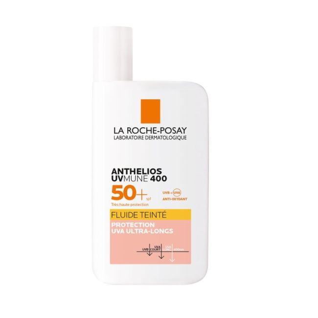 Anthelios Uvmune 400 La Roche Posay Spf50+ Fluide Teinte Avec Parfum Fl Airless/50Ml