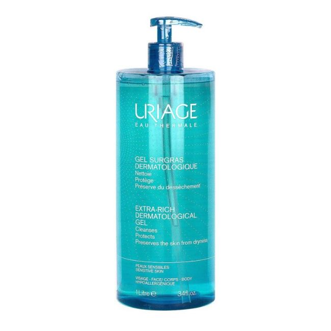 Uriage Gel Surgras Dermatologique Visage Et Corps Fl Pompe/1L