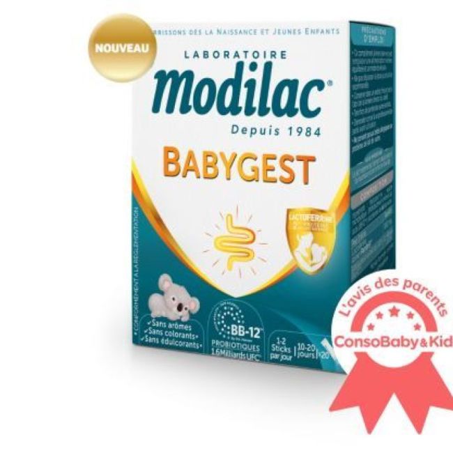 Modilac Babygest Pdr 20Sticks/1G