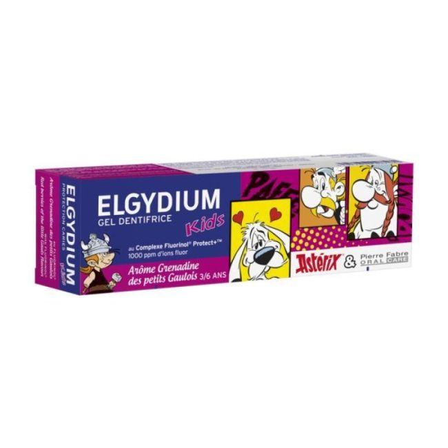 Elgydium Kids Asterix Pate Dentifrice Grenadine T/50Ml