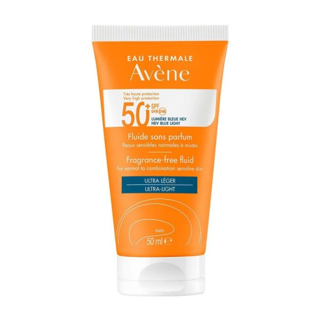 Avene Solaire Spf50+ Fluide Sans Parfum T/50Ml