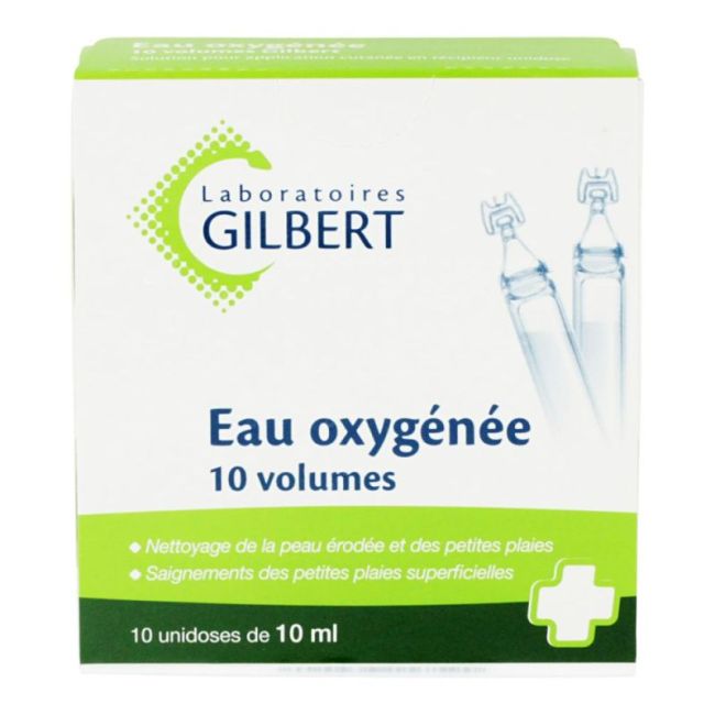 Eau Oxygenee Gilbert 10 Vol S Appl Cut En Recipient Unidose 10Unid/10Ml