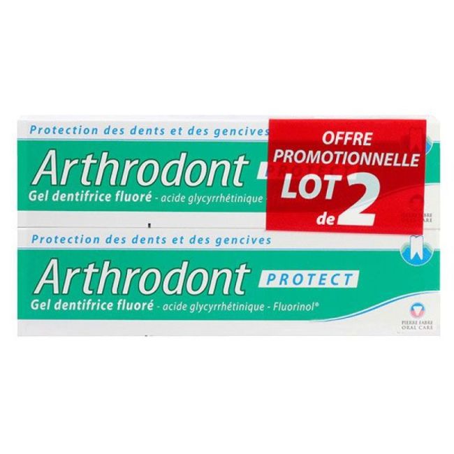 Arthrodont Protect Gel Dentifrice Fluore 2T/75Ml
