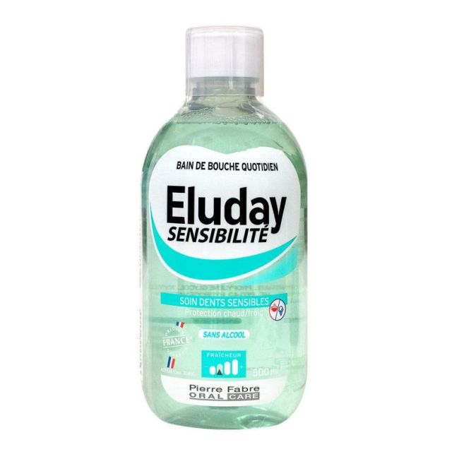 Eluday Sensibilite Bain Bouche Fl/500Ml+Gobelet Doseur