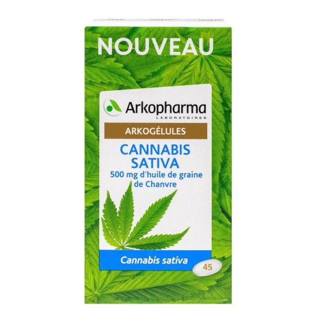 Arkogelules Cannabis Sativa Caps Fl/45