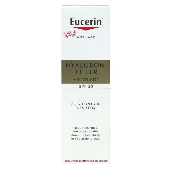 Eucerin Hyaluron-Filler + Elasticity Spf20 Emuls Soin Contour Des Yeux T/15Ml