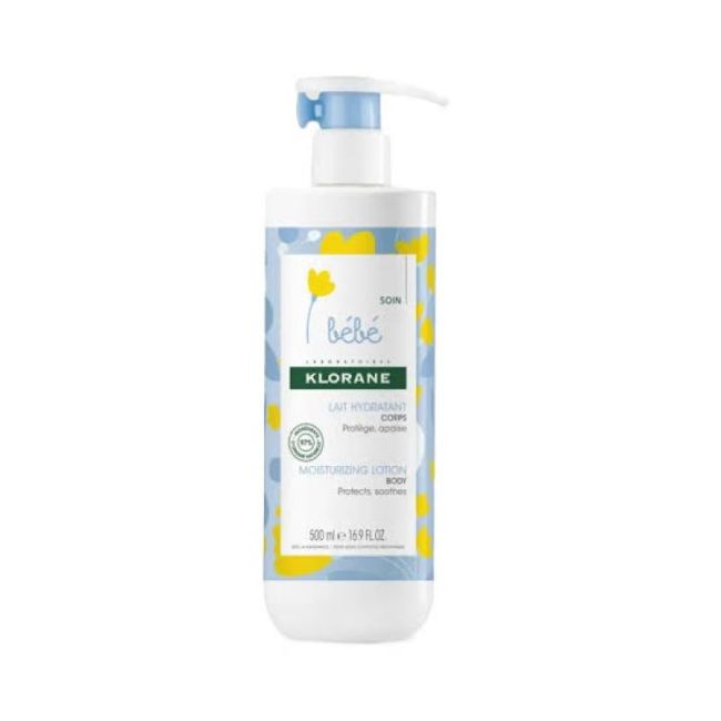 Klorane Bebe Lait Hydratant Corps Au Calendula Fl Pompe/500Ml