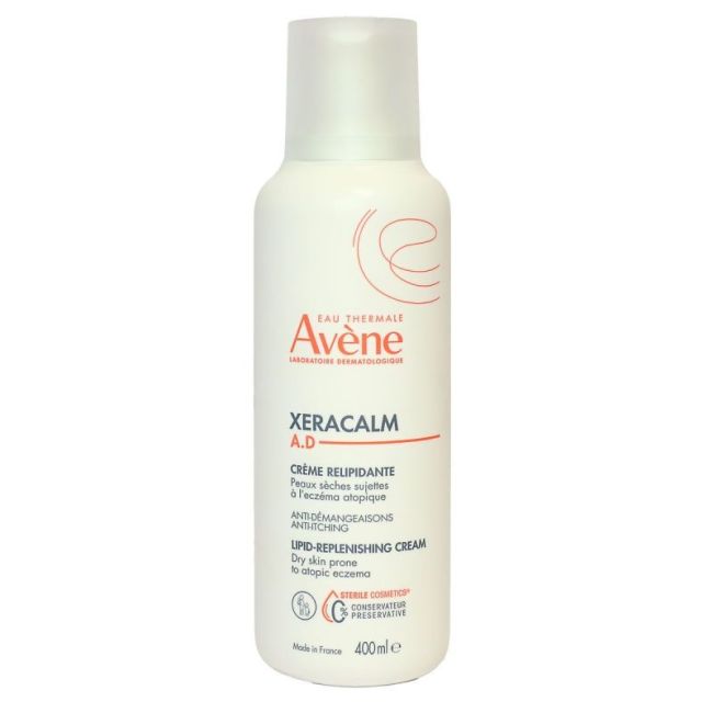 Avene Xeracalm A.d Cr Relipidante Cosmetique Sterile Fl Pompe/400Ml