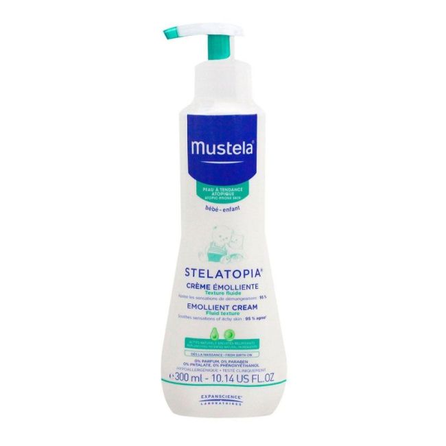 Mustela Stelatopia Cr Emolliente Visage Et Corps Fl Pompe/300Ml