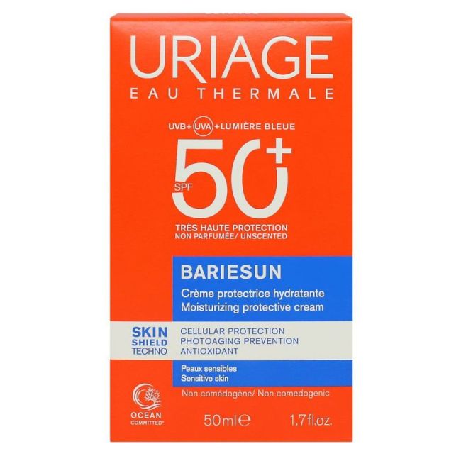 Uriage Bariesun Spf50+ Cr Protectrice Hydratante Non Parfumee T/50Ml