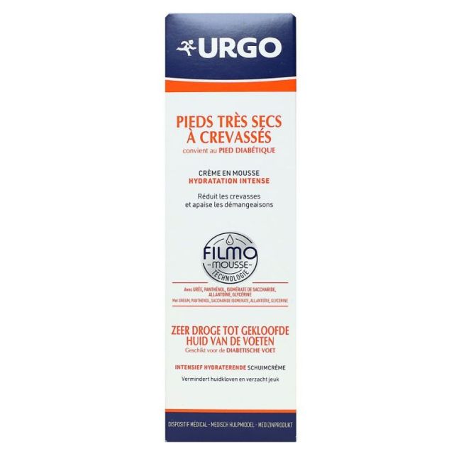 Urgo Filmomousse Mousse Pieds Tres Secs A Crevasses Fl/125Ml