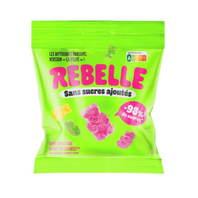 Bonbons Rebelle Oursons Acidulés Sans Sucre