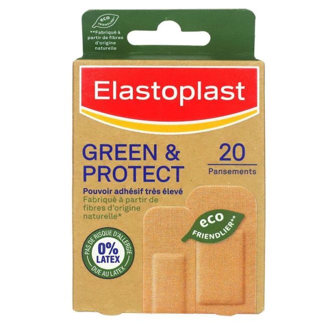 Elastoplast Green&Protect Tissu Pans 2 Formats B/20