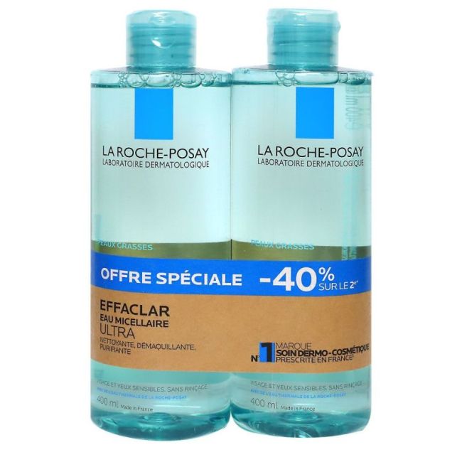 Effaclar La Roche Posay Eau Micellaire Ultra Purifiante 2Fl /400Ml