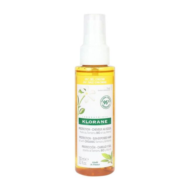 Klorane Solaires Huile Protectrice Tamanu Bio Monoi Spray/100Ml