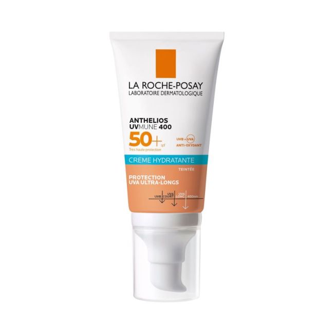 Anthelios Uvmune 400 La Roche Posay Spf50+ Cr Teintee Avec Parfum Fl Airless/50Ml