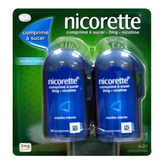 Nicorette 2 Mg Cpr A Sucer T/80
